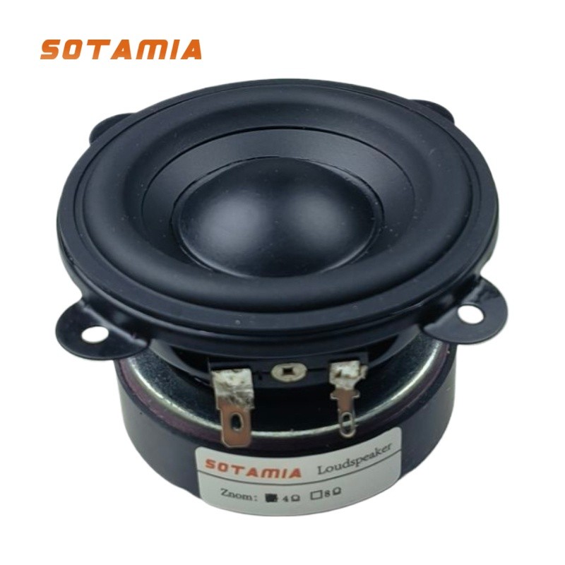 SOTAMIA 1Pcs 3.25 Inch Subwoofer Speaker 4 Ohm 20W Bass Bluetooth Speaker Audio HIFI Music Woofer