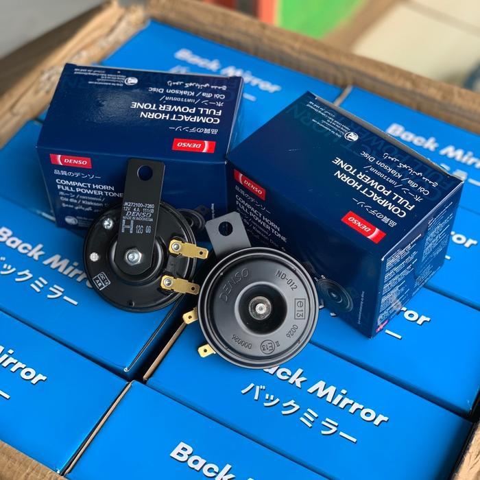 FREE ONGKIR KLAKSON DENSO DISC TOYOTA INNOVA, AVANZA ORI ORIGINAL , KABEL RELAY MX DENSO COMPACT