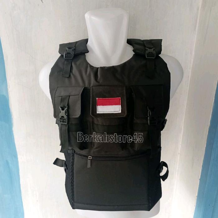 Rompi Motor Anti Angin Rompi Pelindung Dada Rompi Touring Rompi Tactical Pria Keren Casual Pasti Ori