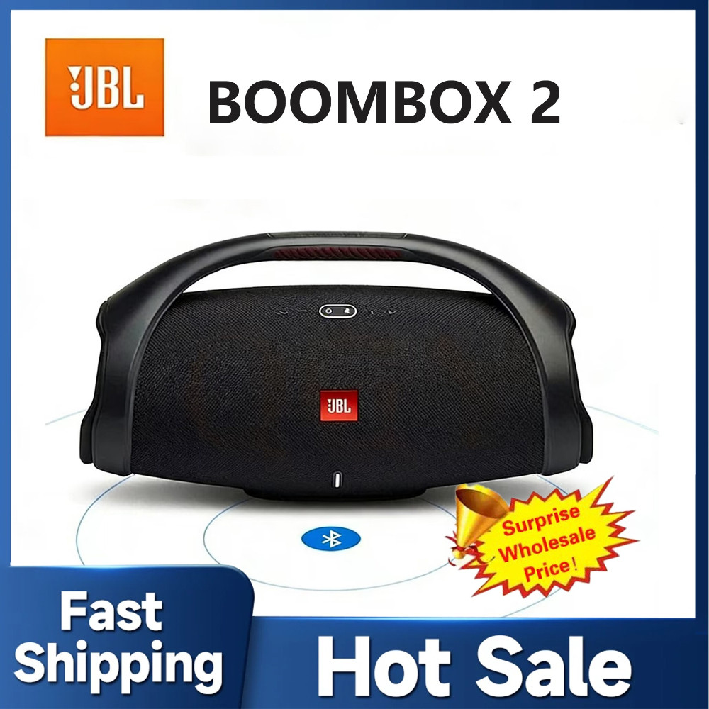 JBL Boombox 2 Portable Wireless Bluetooth Speaker Boombox Waterproof Loudspeaker Dynamics Music