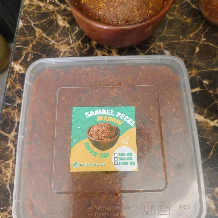 1 Kg Sambel Pecel Madiun Dapoer Mbak Sri / Sambal Kacang Khas Madiun / Bumbu Pecel Madiun Terlaris
