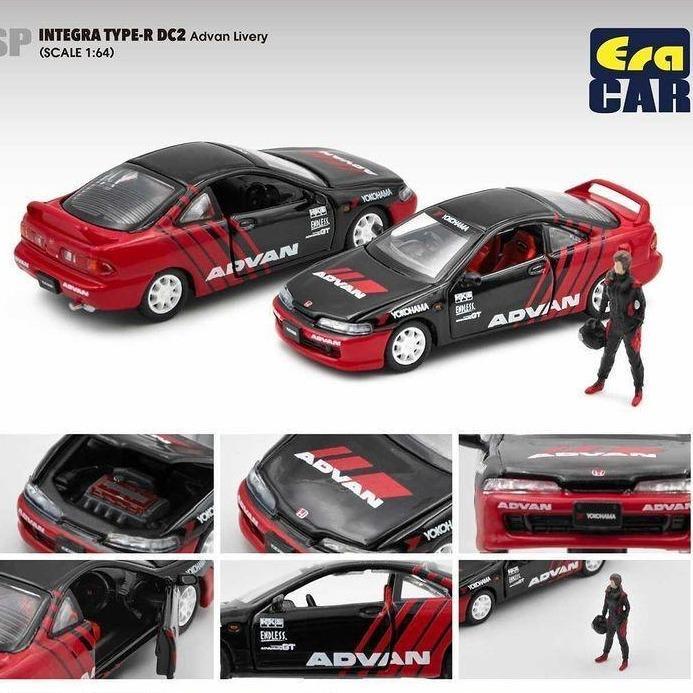 ERA CAR Honda Integra Type R DC2 Advan Livery Eracar Diecast Mobil