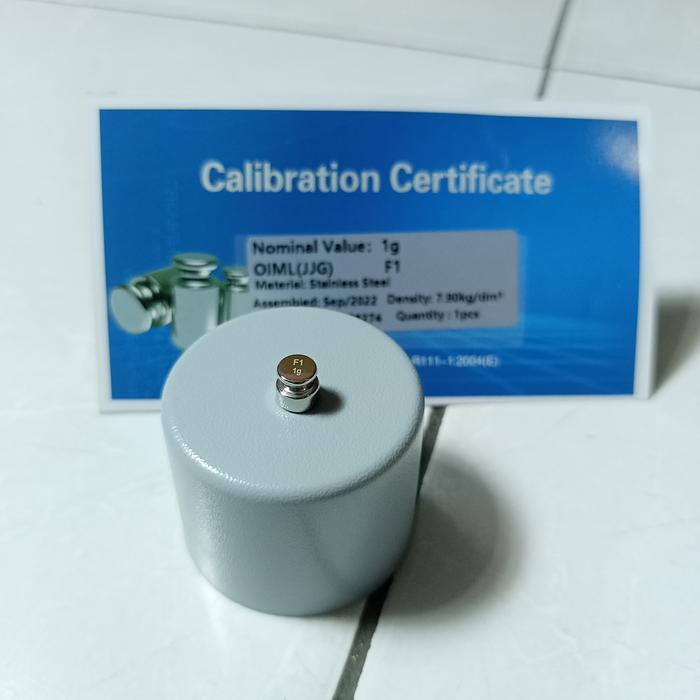 Readyyy Batu Timbangan F1 1 Gram / Anak Timbangan F1 1 Gram Stainless