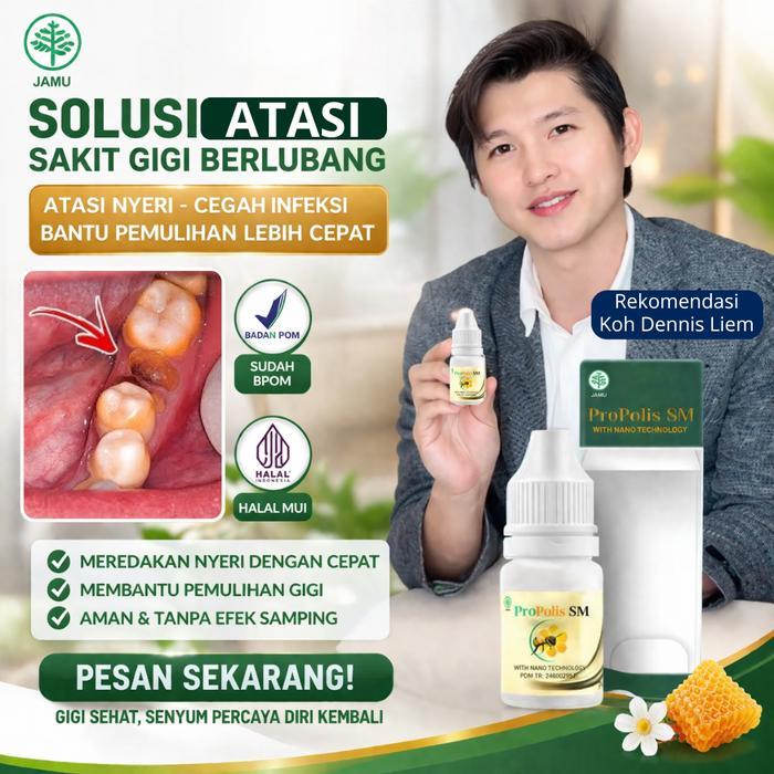 Lariss Maniss Obat Perontok Gigi Berlubang Dan Penghilang Karang Gigi, Gigi Bolong