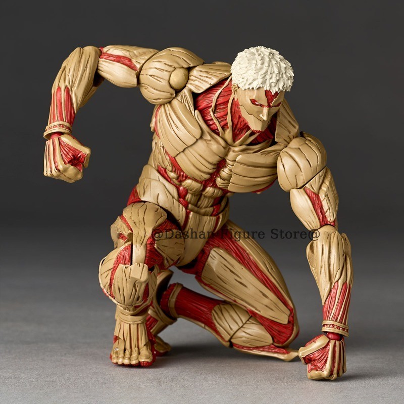 Attack on Titan Figure Revoltech The Armored Titan Action Figures Amazing Yamaguchi Yoroi no Kyojin