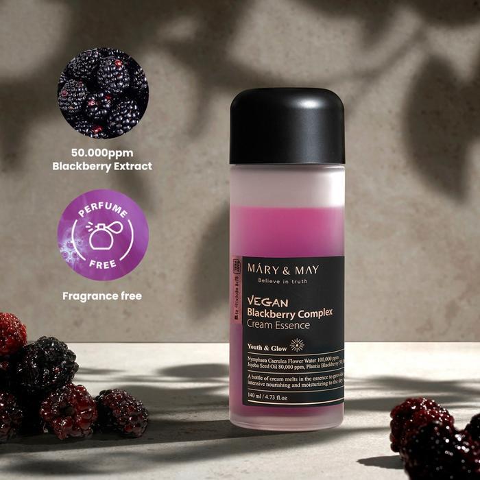 [Clearance Sale] Mary&May Blackberry Complex Cream Essence #Gratisongkir