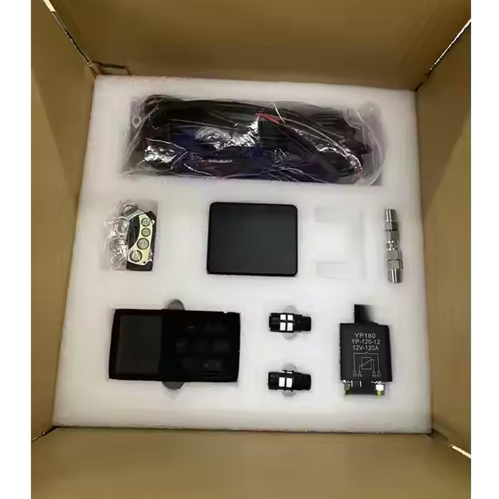 UNIVERSAL AUTO AIR MANAGEMENT KIT ECONOMY EDITION THREE-SEGMENT MEMORY AIR RIDE SUSPENSION KIT AUTO