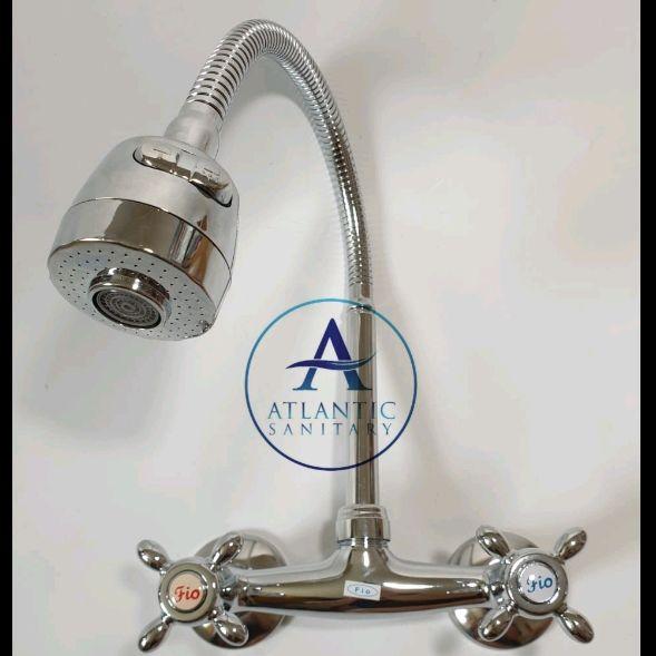 New kran cuci piring dinding flexibel panas dingin/kran mixer cuci piring Untuk Dapur