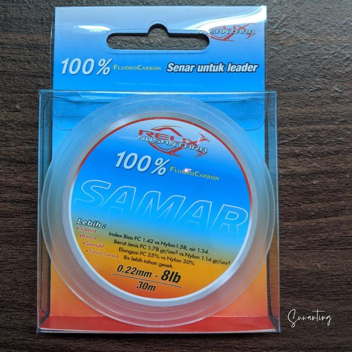 Senar Leader Relix Nusantara Samar 20Lb 25Lb 30Lb 40 50Lb Flourocarbon