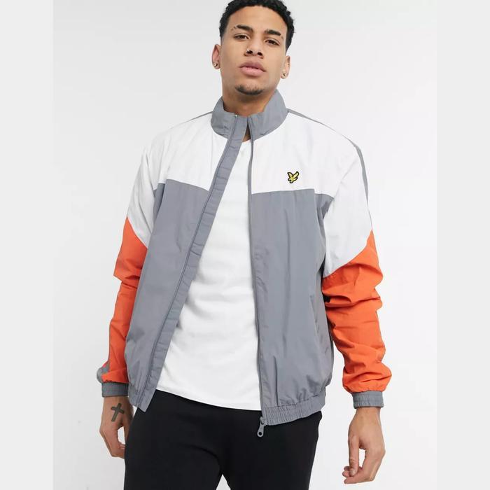 Terlaris Lyle and Scott Multi Panel Tracktop Original Best seller