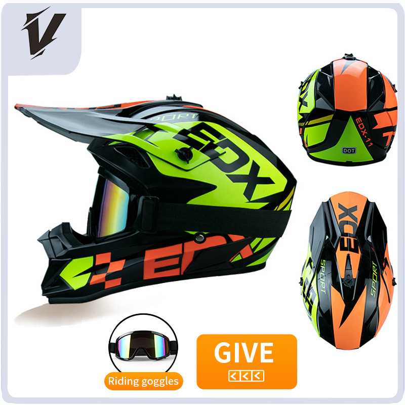 Motorbike Helmet Kids Helmet Free Windscreen Glasses Motocross Downhill AM DH Cross Helmet Street