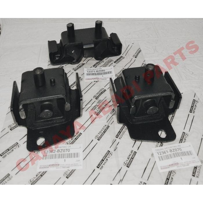 PAKET ENGINE MOUNTING TRANS MOUNTING VELOZ RUSH TERIOS AVANZA TYPE S 1500Cc 3 PCS