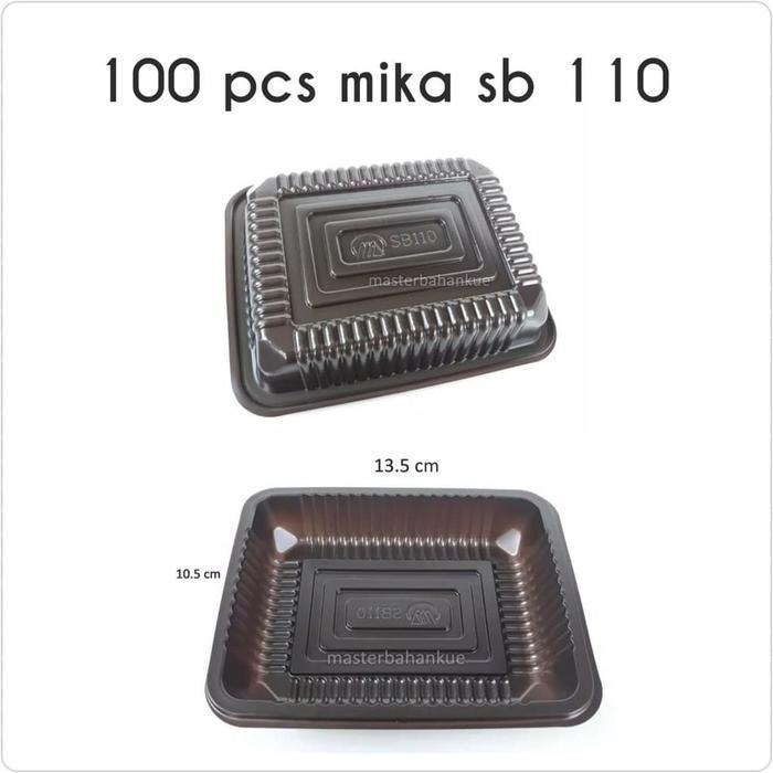 [100 PCS] MIKA SB 110/MIKA BROWNIES/MIKA KUE/MIKA MINI