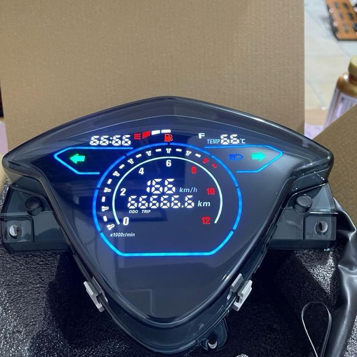 Speedometer Adometer Kilometer Digital Mio Soul Karbu