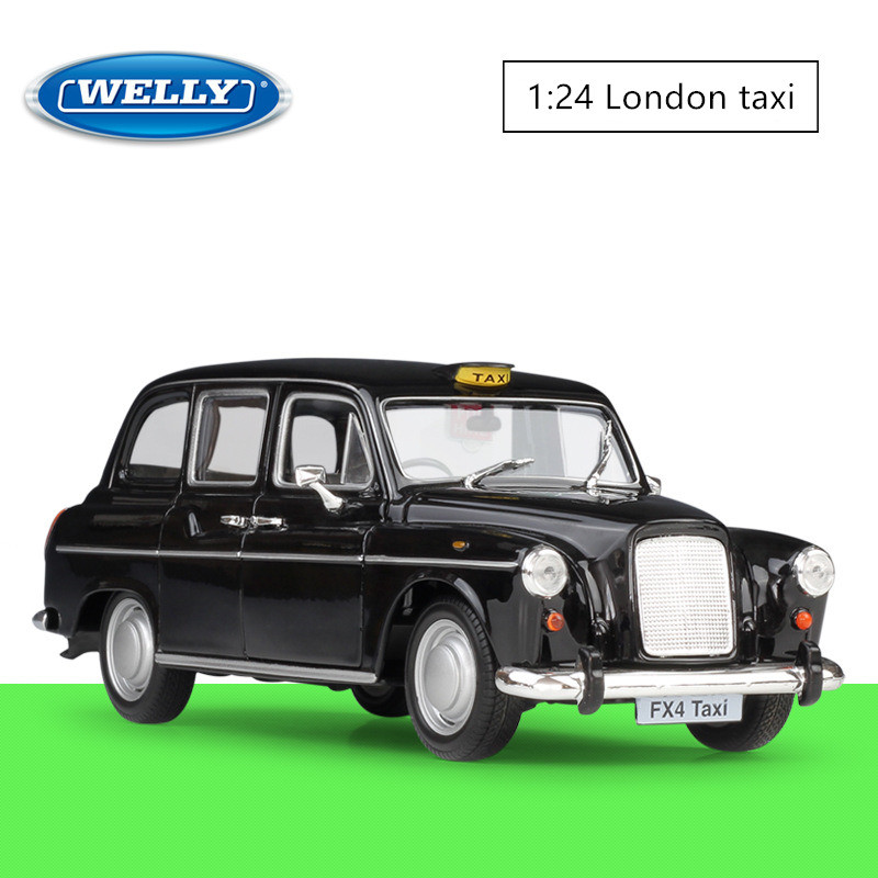 WELLY 1:24 Austin London Taxi Simulation Alloy Car Model Crafts