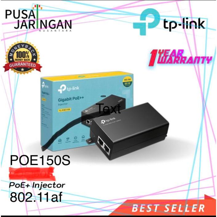 Terbaru Tp-Link Tl-Poe150S Poe Injector Poe Adaptor Gigabit