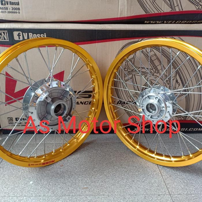 VELG SET MEREK ROSSI UKURAN 140 RING 17 TROMOL SET TIGER REVO MEGAPRO