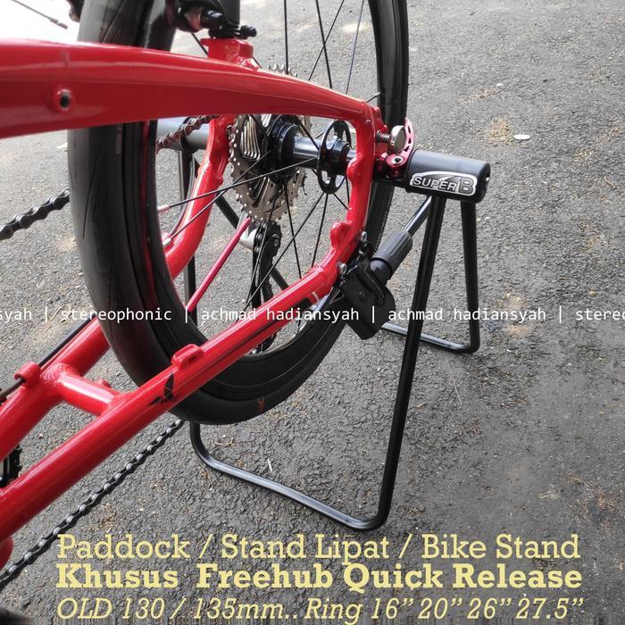 Polygon Bike Stand Paddock Lipat - Bike Stand Lipat Segitiga - Paddock Sepeda