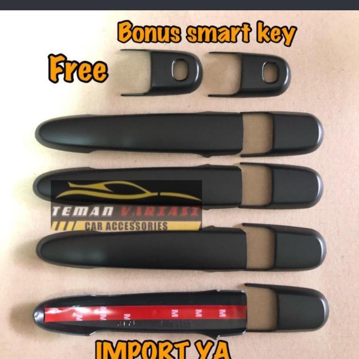 COVER HANDLE HANDEL PENGAMAN PINTU MOBIL TOYOTA CALYA SIGRA HITAM DOFF HEMAT