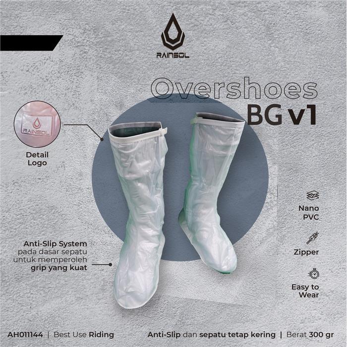 Rainsol Overshoes / Jas Hujan Sepatu / Rainsol Cover Shoes