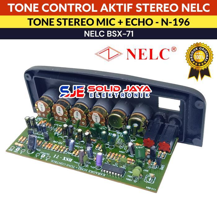 Kit Tone Control Aktif Stereo Echo Mic Plus Panel - Kit Tone Kontrol Echo Miic Karaoke Echo Mik Plus