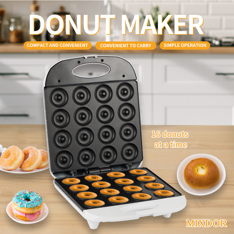 Sandwich donut machine 110v cake breakfast Mexican sandwich 16-hole bread machine breakfast artifact