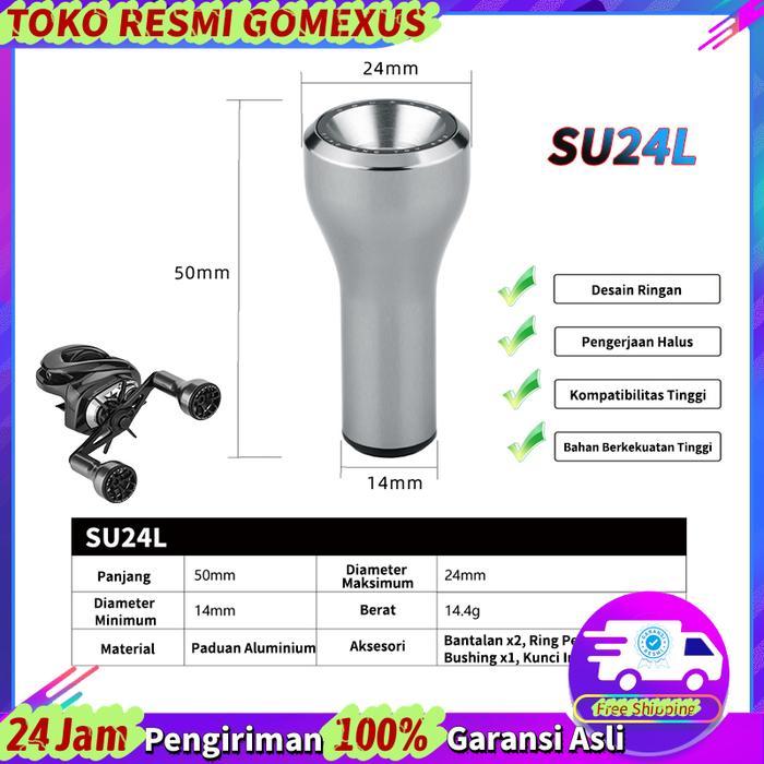 Gomexus Kenop Genggam Inovatif 24/30Mm Handle Knob Aluminium Alloy Untuk Reel Spinning Shimano &
