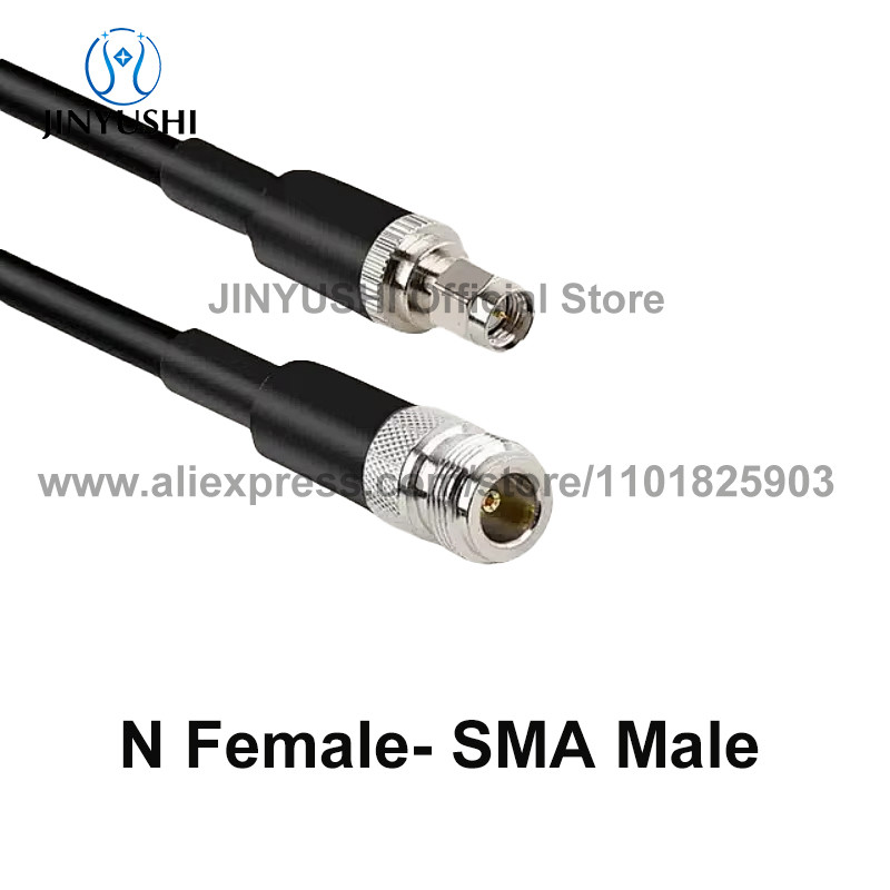 LMR400 N MALE/FEMALE TO SMA MALE/FEMALE RP SMA MALE CONNECTOR FOR LMR400 COAXIAL PIGTAIL ANTENNA
