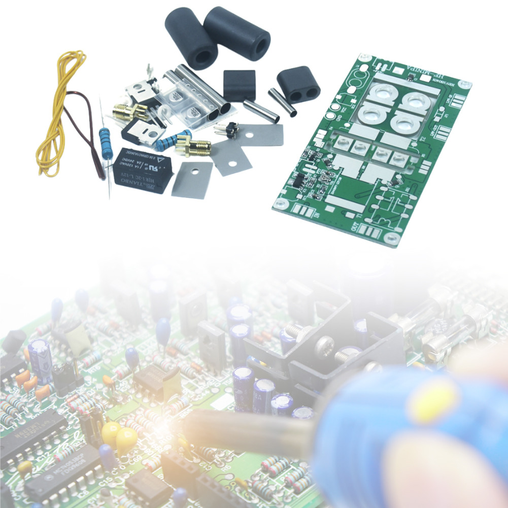 70W SSB Linear HF Power Amplifier DIY Kit AM CW Frequency Modulation 13.8V Power Supply 3.5-30Mhz