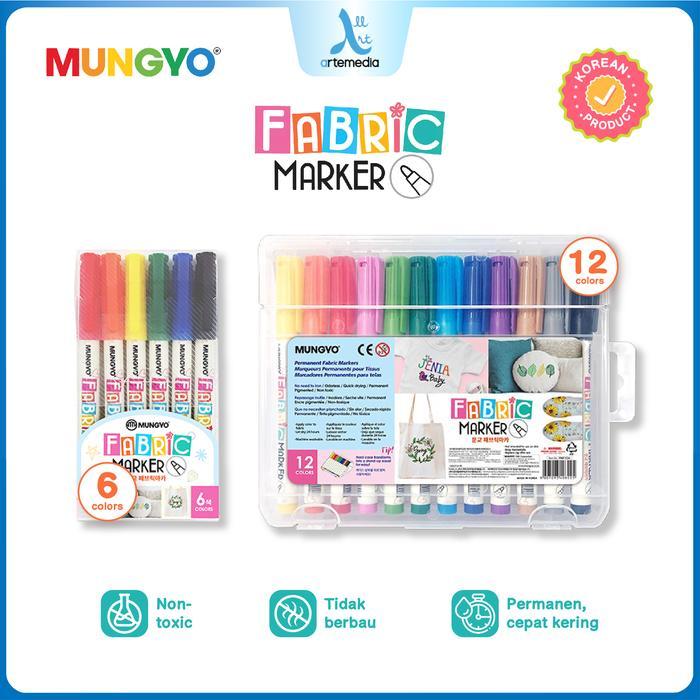 Mungyo Fabric Marker Permanent Spidol Kain