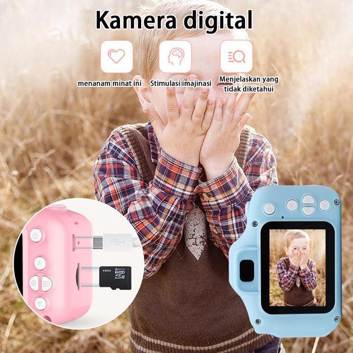 Kamera Anak-anak Kamera Digital Mini Mainan SLR Anak-anak Foto Video Digital Kamera Aksi Anak-anak