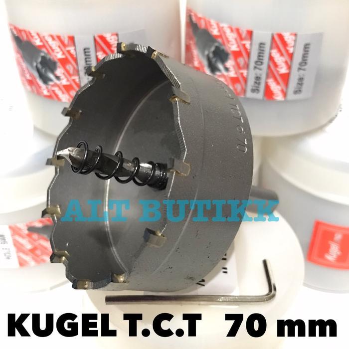 Kugel Hole Saw Tct 70Mm - Mata Bor Stainless 70 Mm Original 