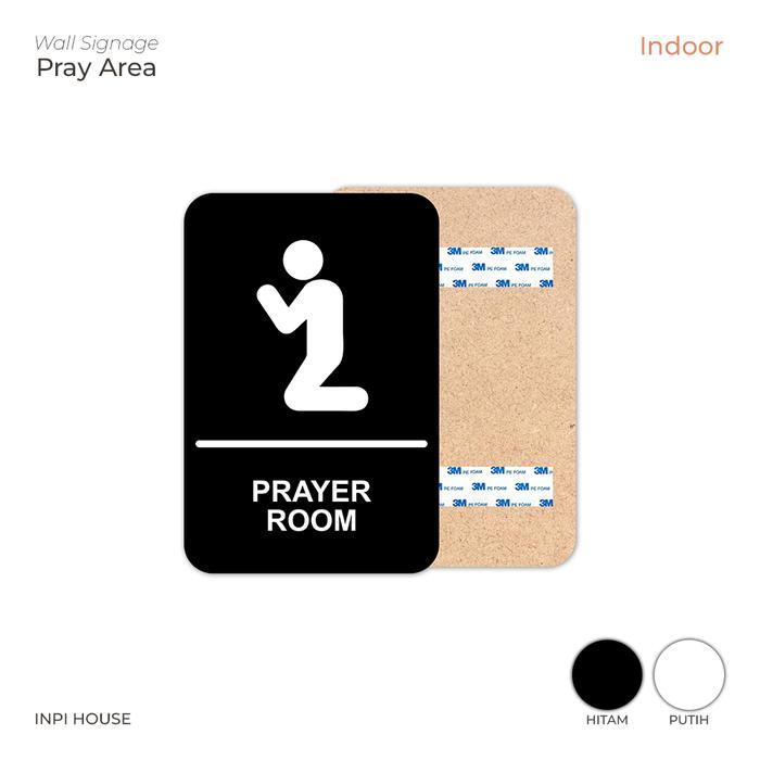 BOOM SALE Sign Prayer Room Motif Kayu - INPI HOUSE