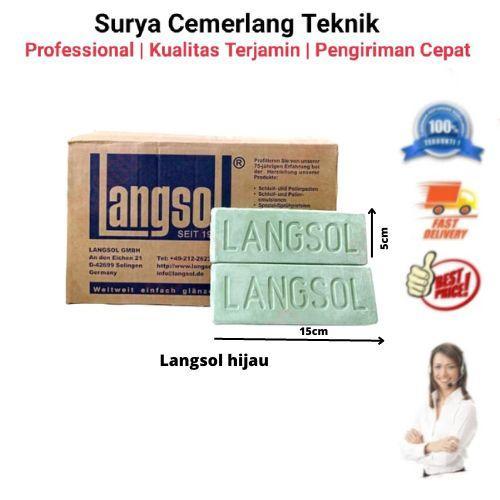 Langsol Batu Hijau Poles Langsol Hijau #Gratisongkir