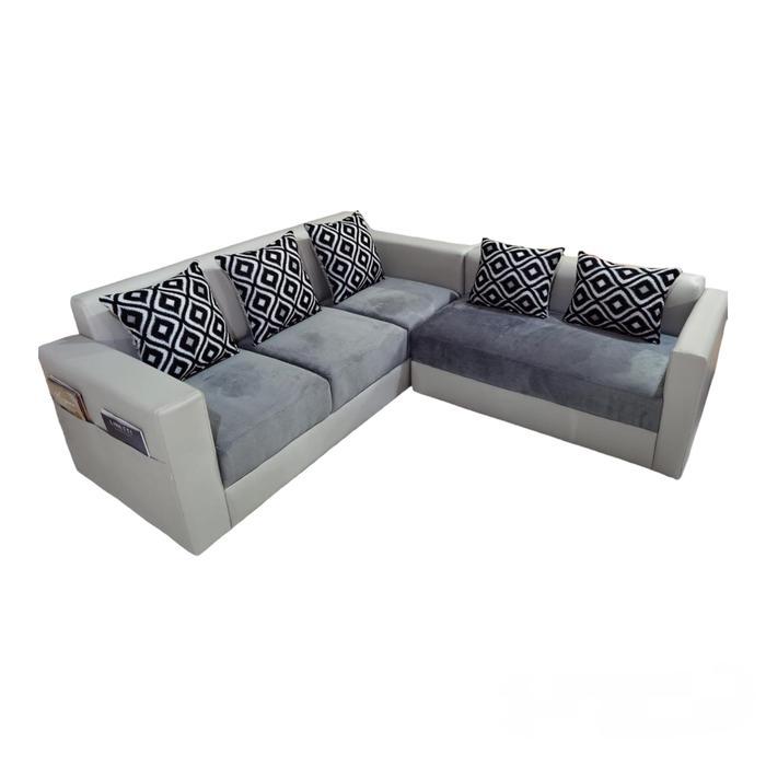 kursi sofa sudut l / kursi sofa tamu sudut minimalis