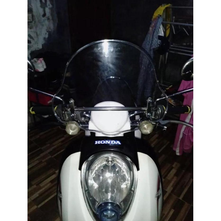 "New" Visor Windshield Universal Beat New Kaca Visor Scoopy Old Variasi Motor