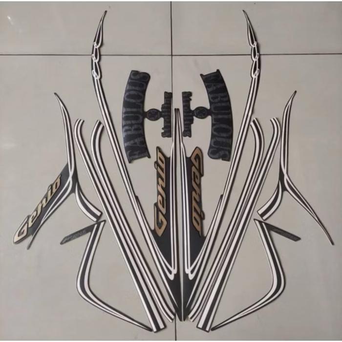 Sticker Striping Lis Motor Honda Genio Fabulous Cbs Iss 2020