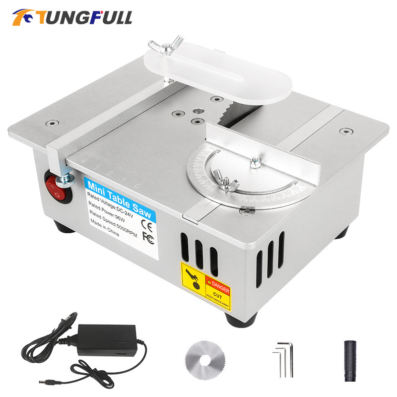 Multifunction Mini Table Saw Electric Small Bench Saw DIY Hobby Model