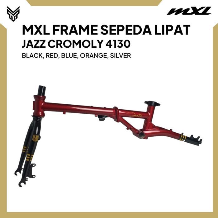 Mxl Frame Sepeda Lipat Jazz Folding Bike Hybrid Bahan Chromoly 16 Disc