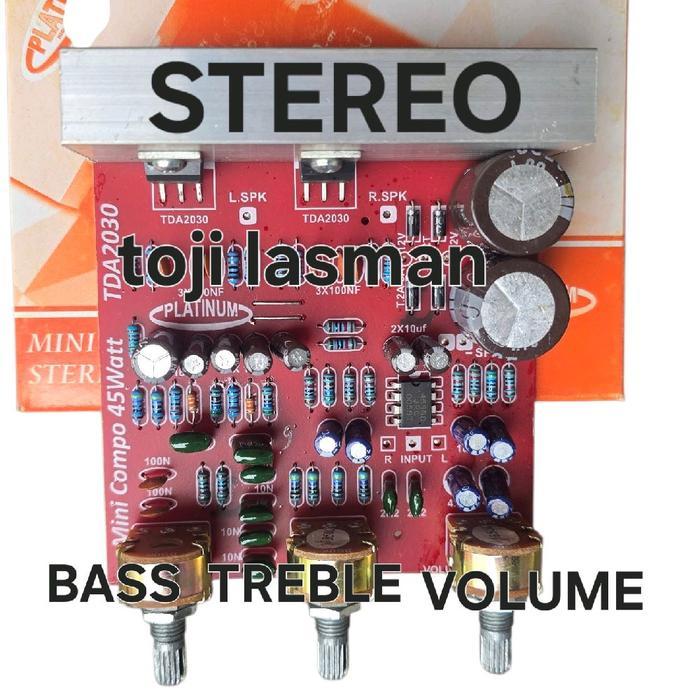 Kit Pcb Speker Speaker Aktif Tda 2030 Tda2030 Stereo Platinum Terbaik