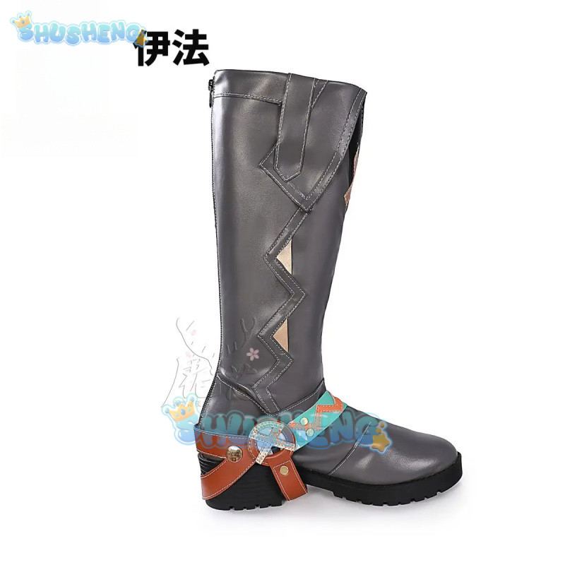 GENSHIN IMPACT IFA COSPLAY SHOES ANIME CHARACTER PROP HALLOWEEN CARNIVAL PARTY