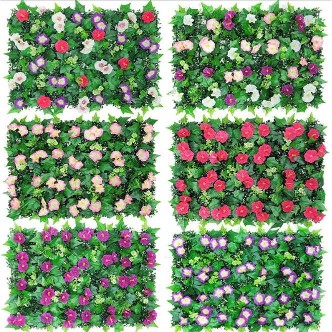 [Flowerworld]Rumput Dinding Sinteris Daun Hias Taman Dekorasi Dinding Rumput Plastik/ Rumput Plastik