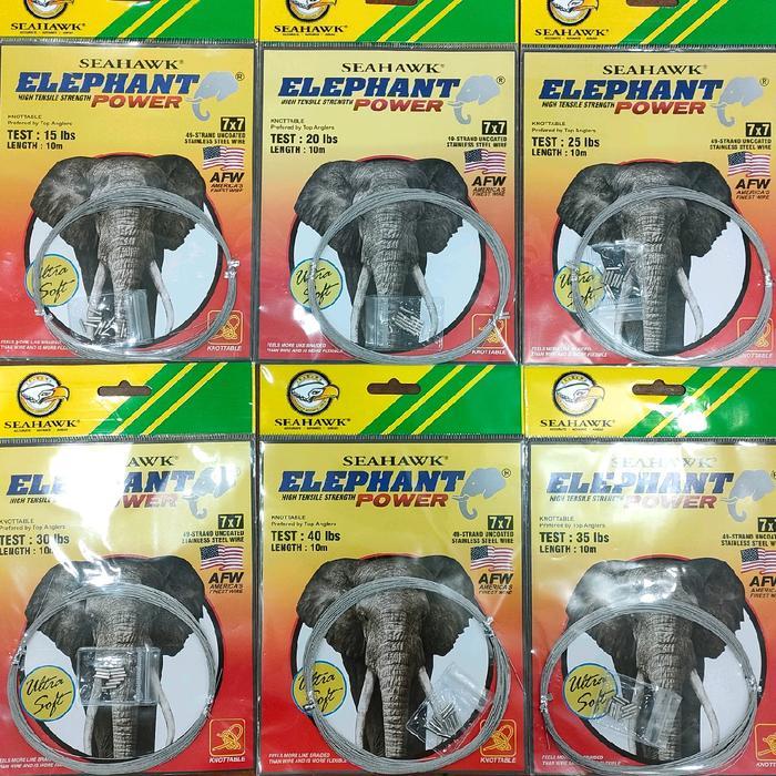Readyyy Neklin Seahawk Elephant Power 7X7 Ultra Soft Ikan Pancing