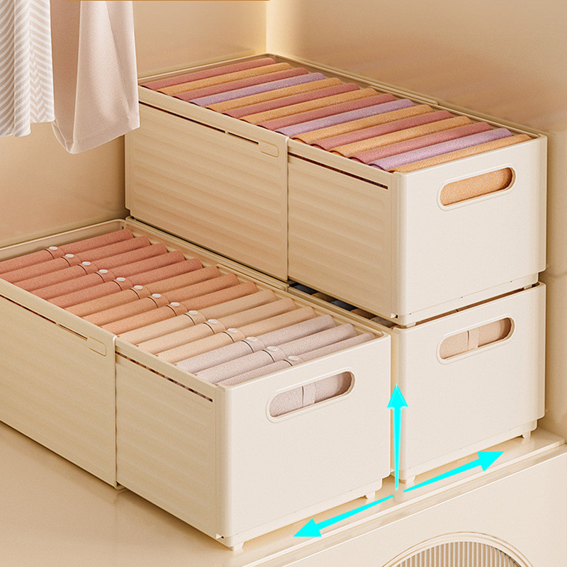 Length Adjustable Retractable Drawer Organizer Retractable Design Adjustable Adjustable Cabinet