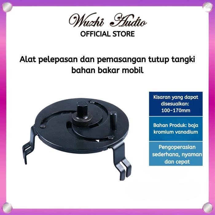 ORIGINAL Wuzhi Audio Kunci Pas Tutup Tangki Bahan Bakar Kendaraan Universal Dapat Disesuaikan