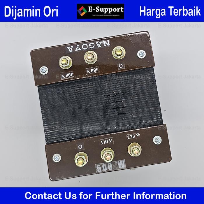 Nagoya Travo Trafo 500W Step Up/Down 400V/380V to 220V/110V Auto Transformer 500 Watt Dengan Input