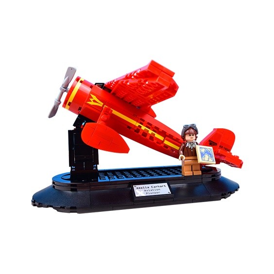 LEGO Classic Collection Tribute To Aviation Pioneer Amelia Earhart Building Blocks 0 300 40450 40450