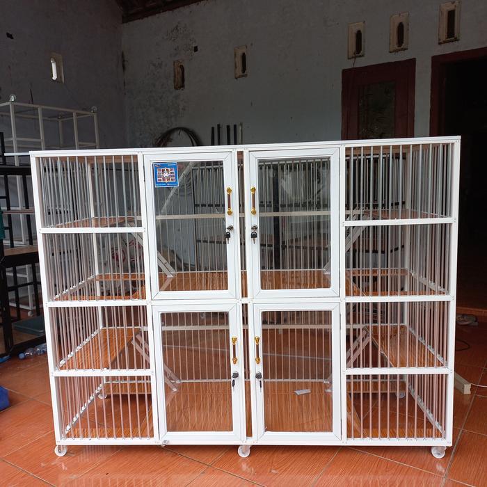 kandang kucing 4 kamar