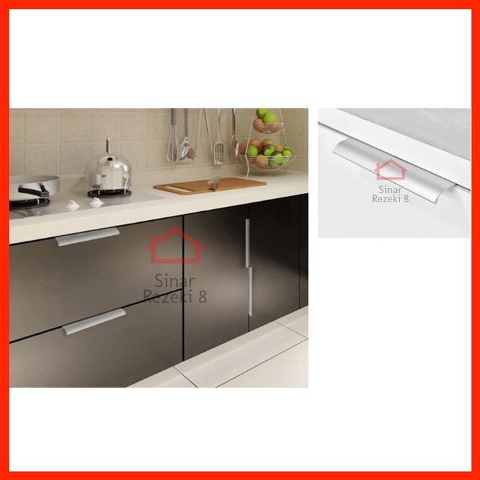 Tarikan 6603-96 AL Handle Laci Pintu Lemari Minimalis Dapur SIlver .