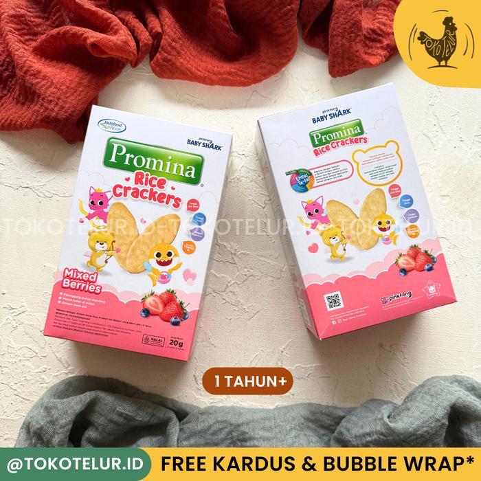Terbaru Promina - Rice Crackers Biskuit Bayi Cemilan Snack Bayi (1 Tahun+)